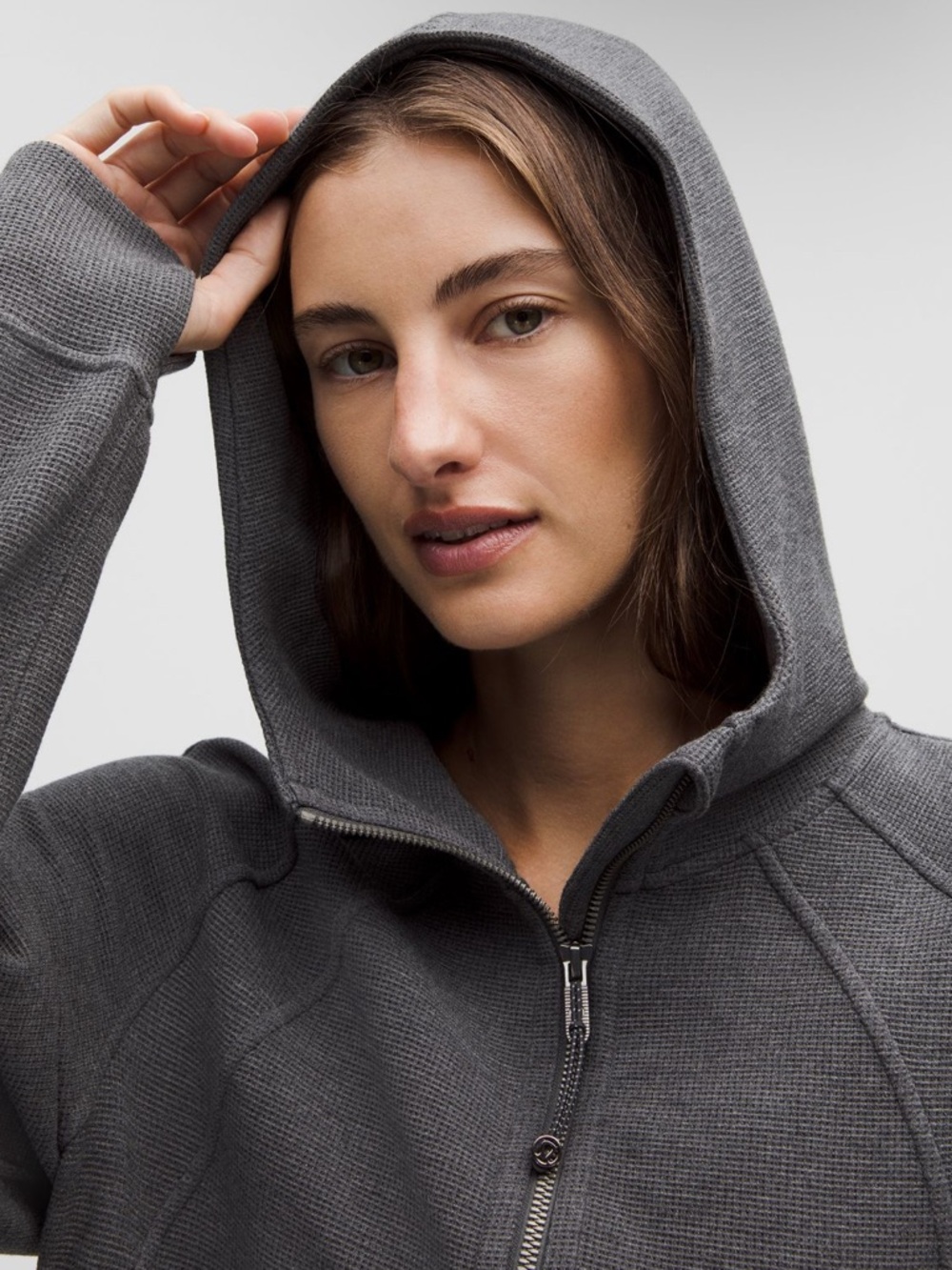 Lululemon scuba oversized full zip waffle knot hoodie - Picture 2 of 8
